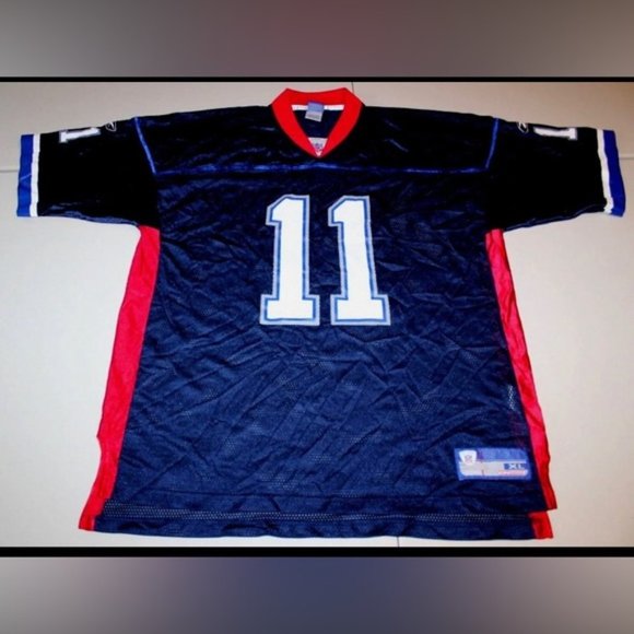 NFL Football Buffalo Bills Drew Bledsoe #11 Jersey XL XLarge Reebok Rbk - Picture 1 of 2